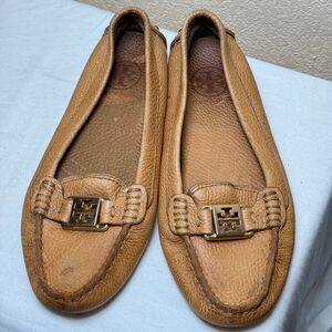 Tory Burch Kendrick Leather Loafer Driving Shoe Made in Brazil Women's Size 6.5